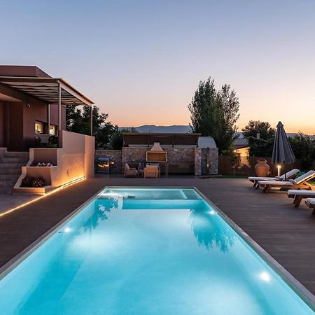 Villa Enny, 3 Bd With Private Heated Pool Agia  المظهر الخارجي الصورة