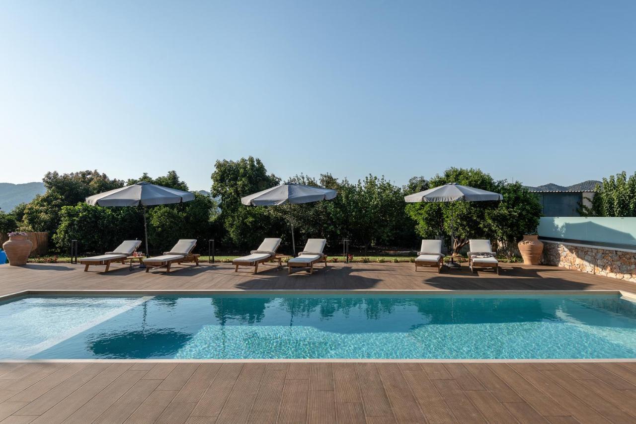 Villa Enny, 3 Bd With Private Heated Pool Agia  المظهر الخارجي الصورة