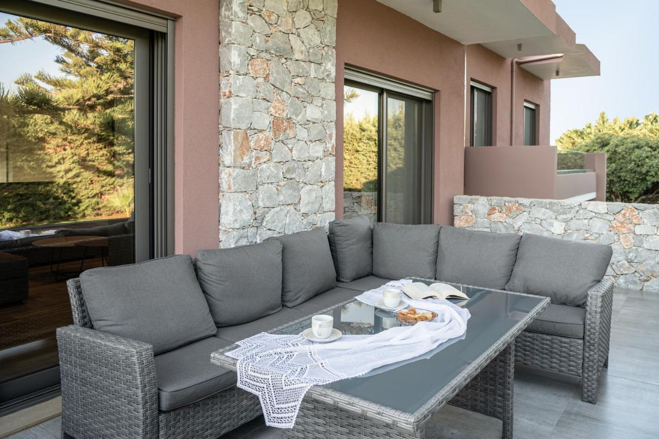 Villa Enny, 3 Bd With Private Heated Pool Agia  المظهر الخارجي الصورة